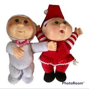 2 Cabbage Patch Kids Plush.
